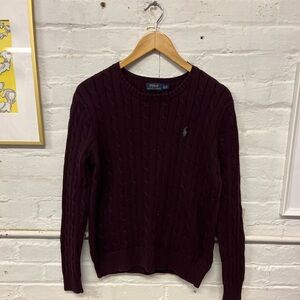 Polo Ralph Lauren Cable Knit Womens Sweater